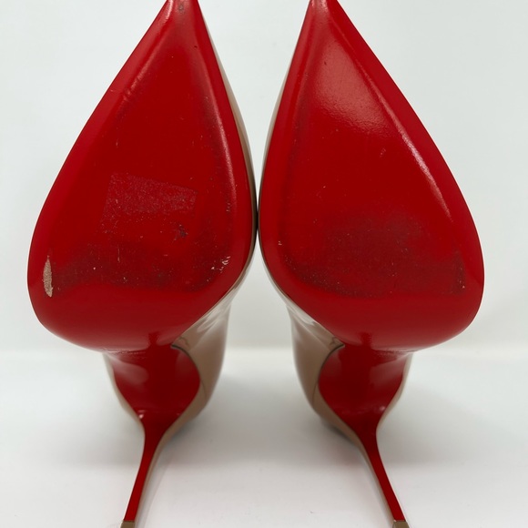 Nude patent leather Christian Louboutin pumps- Size 38.5. Only worn once! - Picture 5 of 8